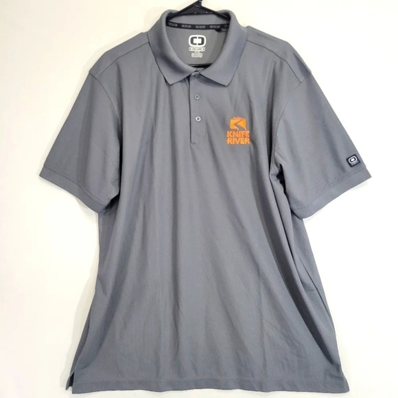 NEW OGIO Men's Gray Polo Short Sleeve Shirt XL - Picture 1 of 12